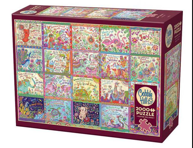 COBBLE HILL 2000 PCS HAPPY THOUGHTS