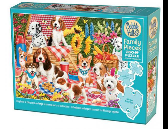 COBBLE HILL 350 PCS FAMILY PUZZLE PICNIC PARTY