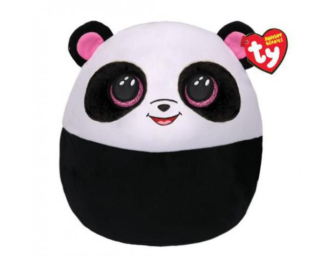 TY SQUISHY BEANIE - BAMBOO PANDA (10