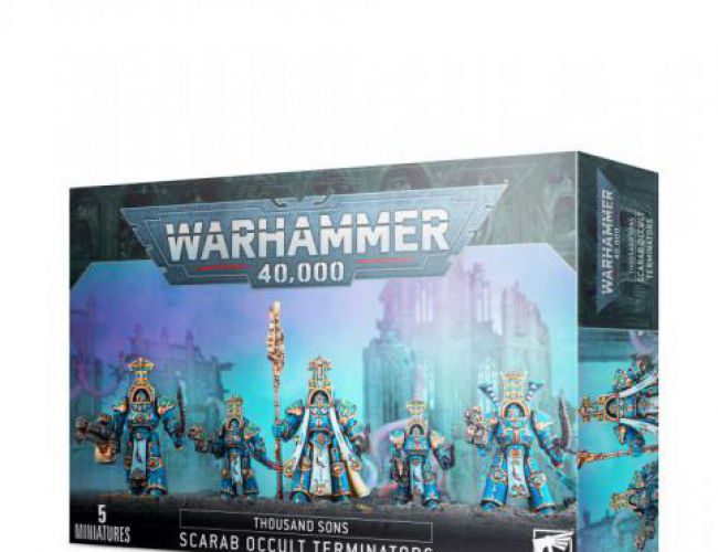 THOUSAND SONS SCARAB OCCULT TERMINATORS (MSRP $75)