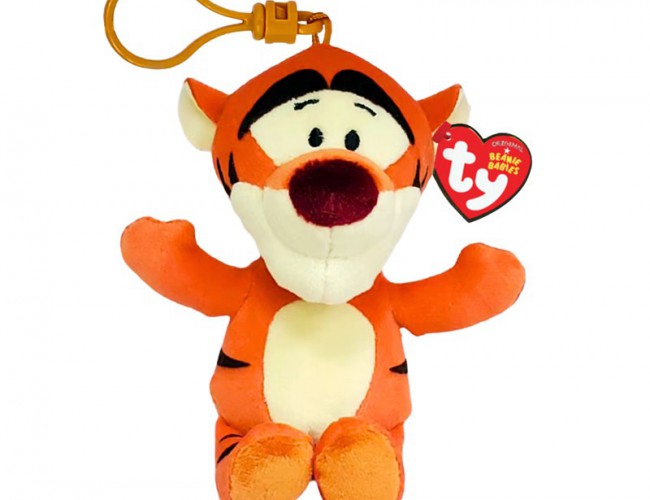 TY BEANIE BABIES - TIGGER KEYCHAIN (WINNIE THE POOH)