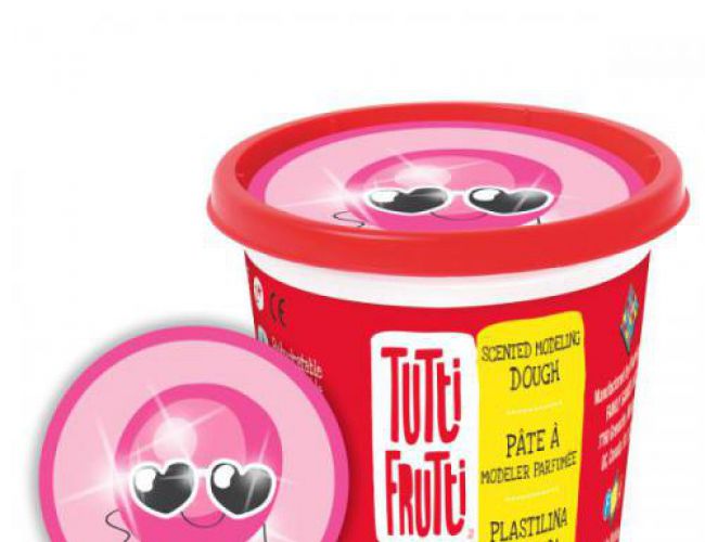 TUTTI FRUTTI SCENTED MODELING DOUGH: SPARKLING BUBBLE GUM