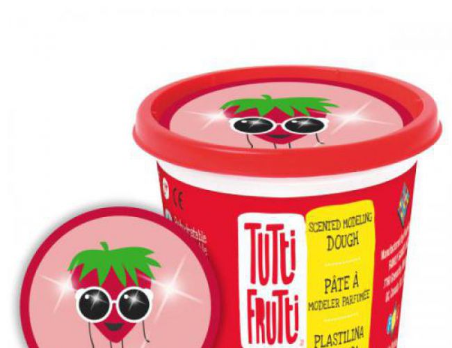 TUTTI FRUTTI SCENTED MODELING DOUGH: SPARKLING STRAWBERRY