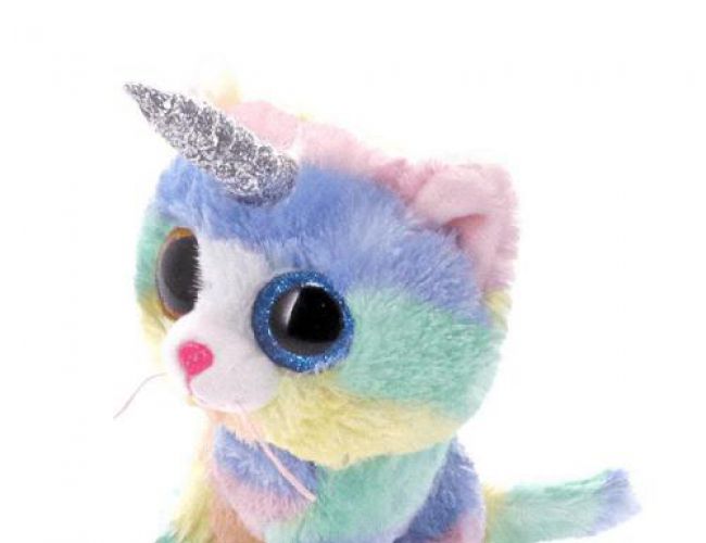 TY BEANIE BOOS HEATHER CAT WITH HORN