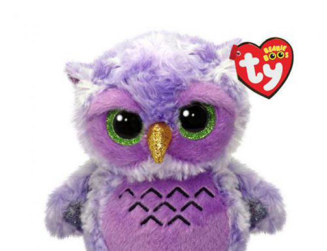 TY BEANIE BOO - OWLIVIA (PURPLE OWL REGULAR)