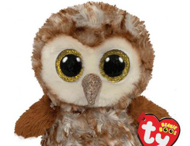 TY BEANIE BOOS PERCY BARN OWL (**SPFY**)