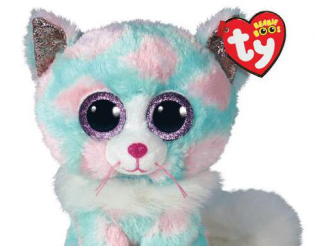 TY BEANIE BOOS OPAL PASTEL CAT