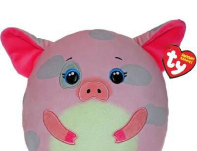 TY SQUISH BEANIE - HAMBONE PINK PIG 10