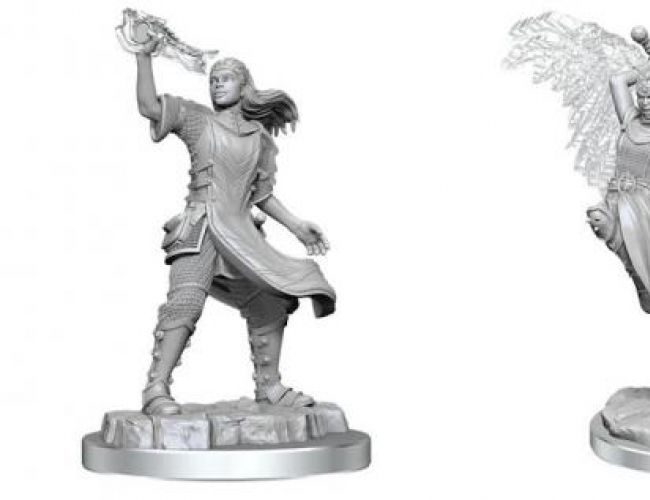 UNPAINTED MINIS: CLERIC AASIMAR FEMALE