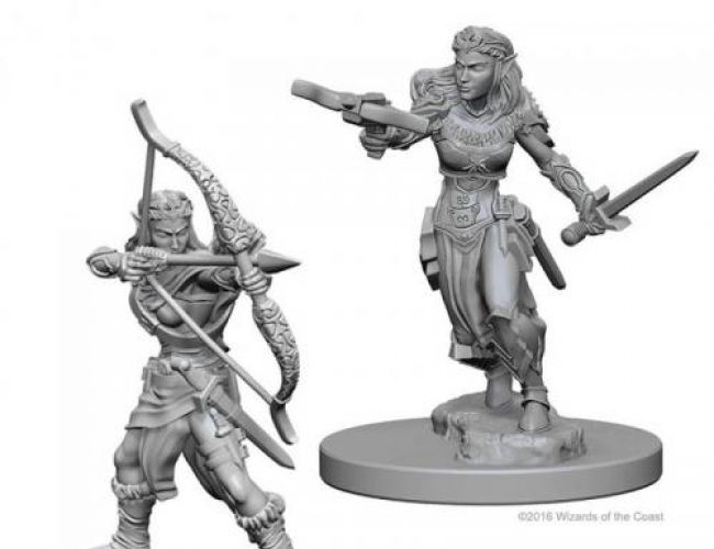 UNPAINTED MINIS: ELF RANGER FEMALE