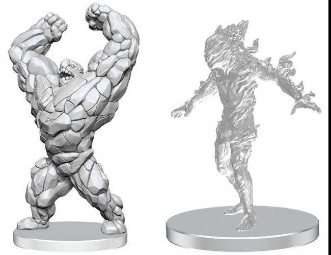 UNPAINTED MINIS: LIVING LANDSLIDE & LIVING WILDFIRE