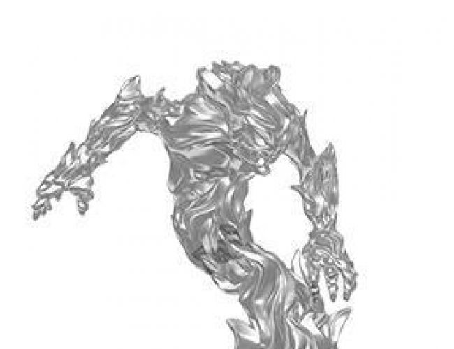 UNPAINTED MINIS: MEDIUM FIRE ELEMENTAL