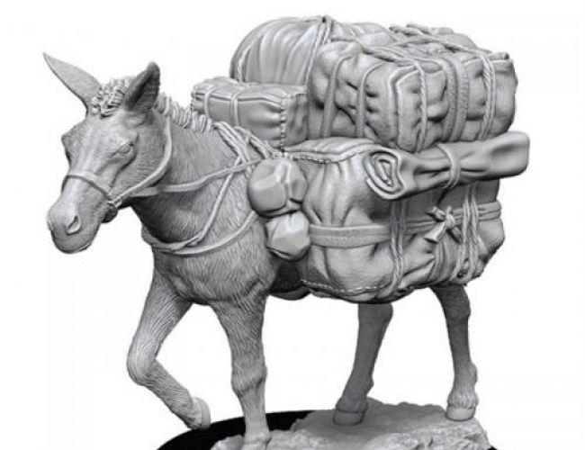 UNPAINTED MINIS: PACK MULE