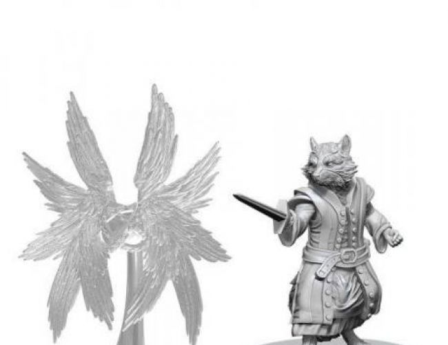 UNPAINTED MINIS: PROCYAL (RACCOON AGATHION) & ZOAEM (RING ARCHON)