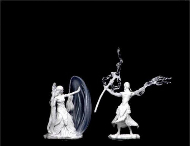 UNPAINTED MINIS: WIZARD ELF FEMALE
