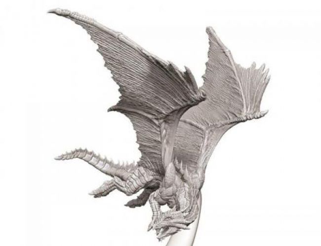 UNPAINTED MINIS: YOUNG BRONZE DRAGON