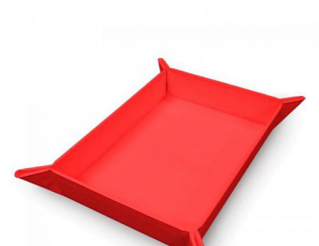 UP DICE FOLDABLE ROLLING TRAY MAGNETIC VIVID RED