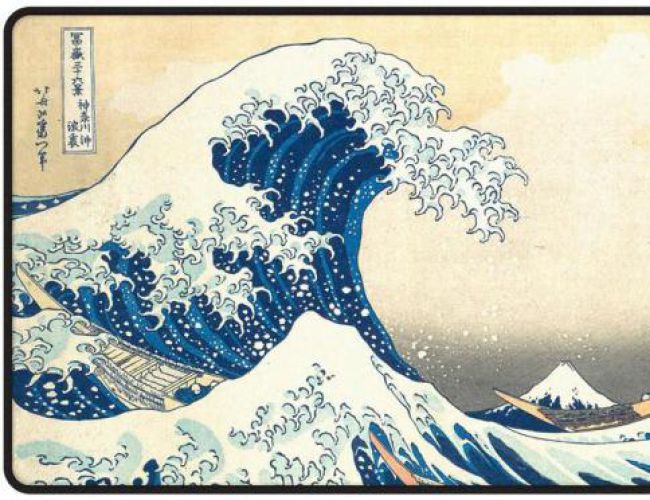 UP PLAYMAT: THE GREAT WAVE OFF KANAGAWA
