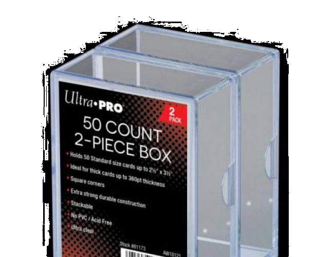 UP STORAGE BOX - 2 PIECE - 50 CT