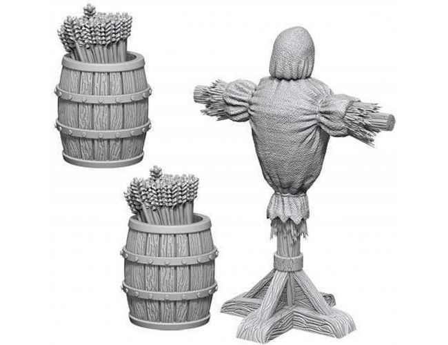 WIZKIDS UNPAINTED MINIS:  ARCHERY RANGE