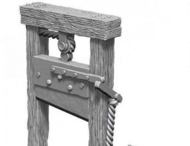 WIZKIDS UNPAINTED MINIS: GUILLOTINE