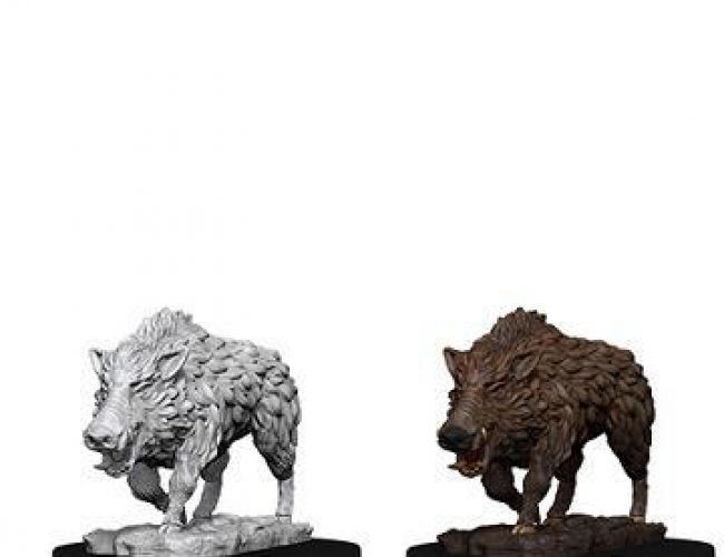 WIZKIDS UNPAINTED MINIS WV 7 WILD BOAR