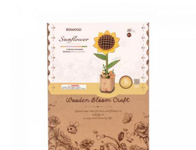 WOODEN BLOOM CRAFT - SUNFLOWER