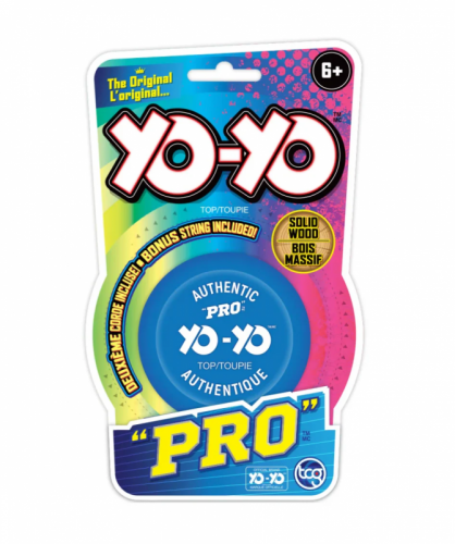 YO-YO PRO BLUE (SOLID WOOD)