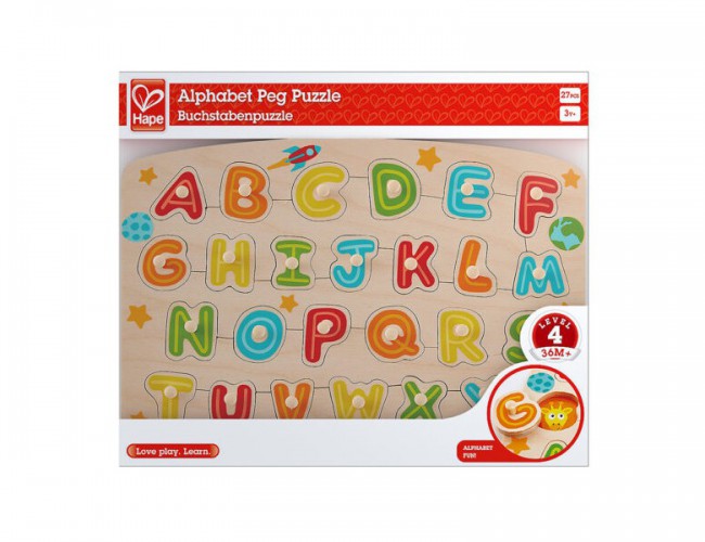 ALPHABET PEG PUZZLE