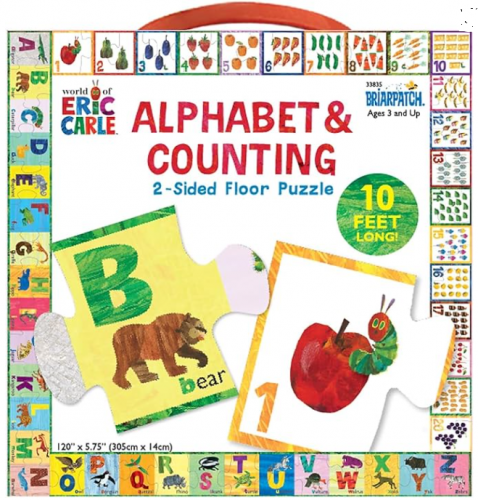 ALPHABET & COUNTING PUZZLE - ERIC CARLE - 10 FEET LONG