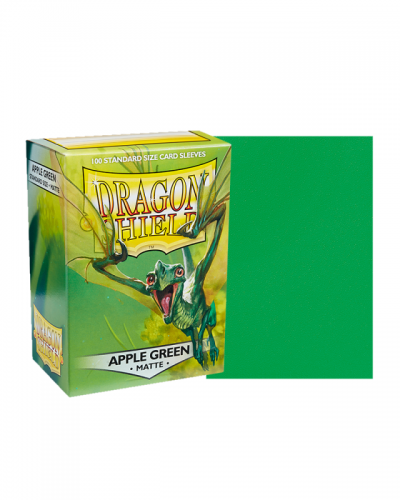 DRAGON SHIELD APPLE GREEN MATTE SLEEVES