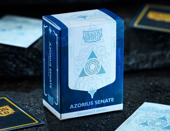 DRAGON SHIELD SLEEVES DUAL MATTE MTG GUILDPACT AZORIUS SENATE 100 CT