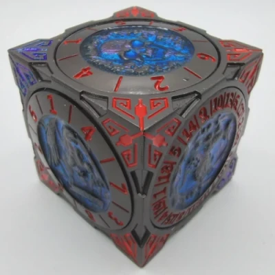 CUBE OF CHAOS - BLACK WITH RED & BLUE IN BLACK BOX
