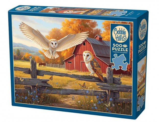 COBBLE HILL 500 PCS BARN AND OWLS