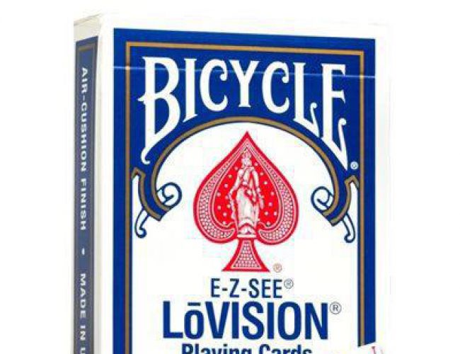 BICYCLE E-Z SEE / LO VISION JUMBO INDEX PLAYING CARDS
