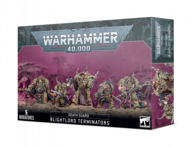 DEATH GUARD BLIGHTLORD TERMINATORS (MSRP $81)