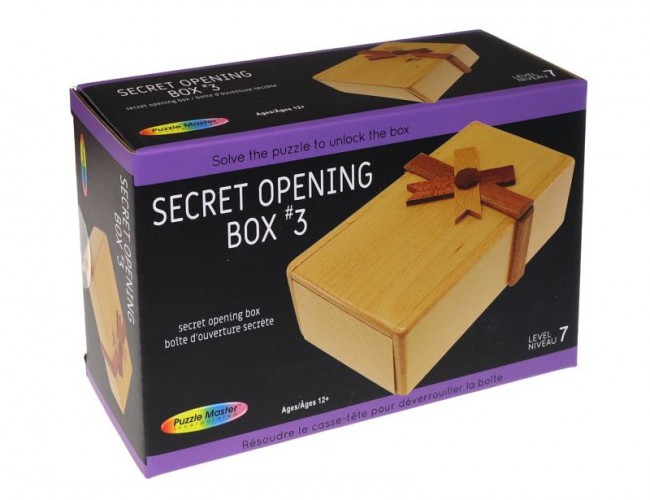 PUZZLE MASTER SECRET OPENING BOX 3