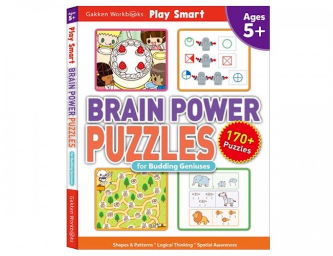 BRAIN POWER PUZZLES FOR BUDDING GENIUSES (AGE 5+) (STEM)