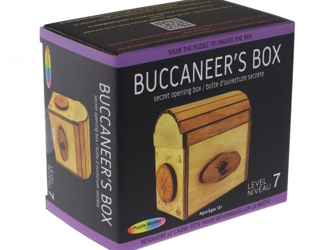 PUZZLE MASTER SECRET OPENING BOX - BUCCANEER'S BOX