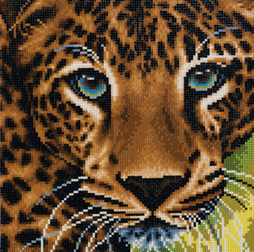 CRYSTAL ART Kit - LEOPARD