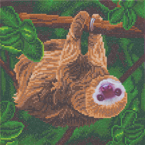 CRYSTAL ART KIT - TWO TOED SLOTH