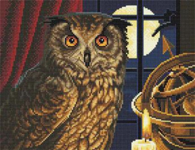 CRYSTAL ART KIT - THE ASTROLOGER OWL