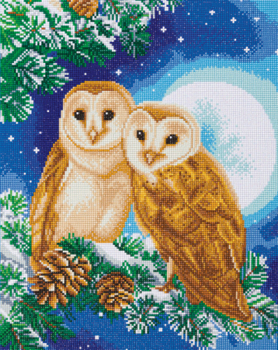 CRYSTAL ART KIT (L) -  MOONLIGHT PERCH