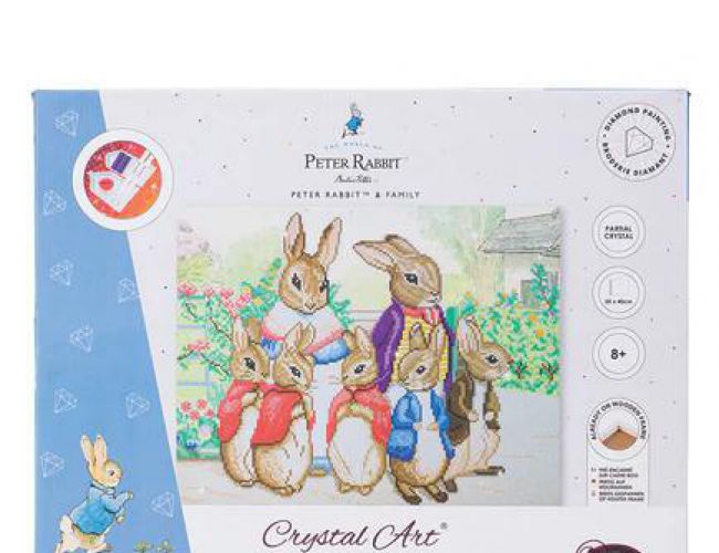 CRYSTAL ART KIT -  PETER RABBIT