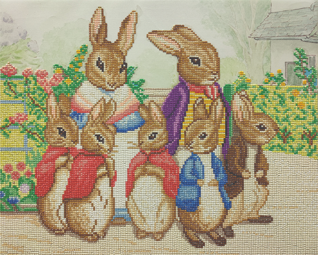 CRYSTAL ART KIT -  PETER RABBIT