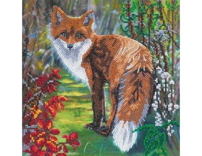 CRYSTAL ART KIT (MED) -AUTUMN FOX