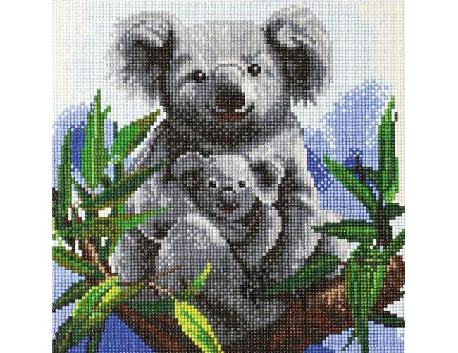 CRYSTAL ART Kit - CUDDLY KOALAS