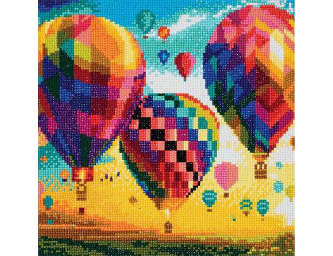 CRYSTAL ART Kit - HOT AIR BALLOON