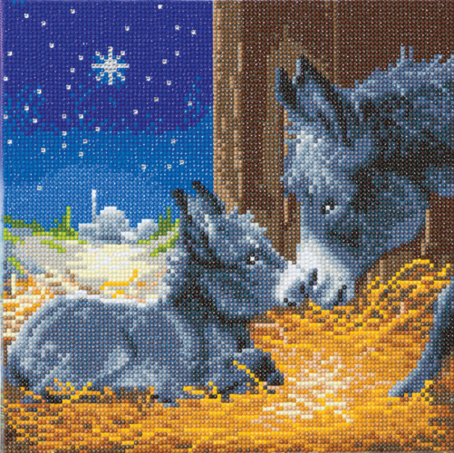 CRYSTAL ART Kit - LITTLE DONKEY
