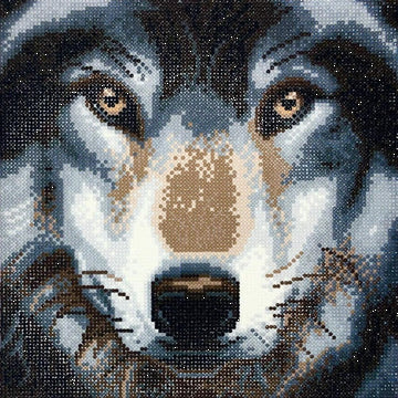 CRYSTAL ART KIT - WOLF